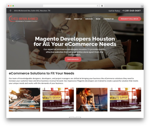 Consultex WordPress theme - syedirfanahmed.com