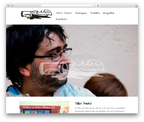 Divi theme WordPress - tallerdepinturaamare.com