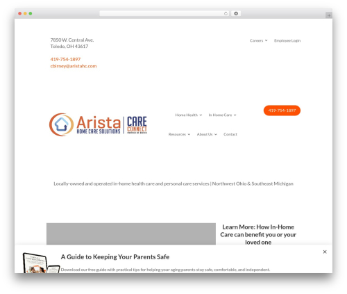 Divi theme WordPress - aristahc.com
