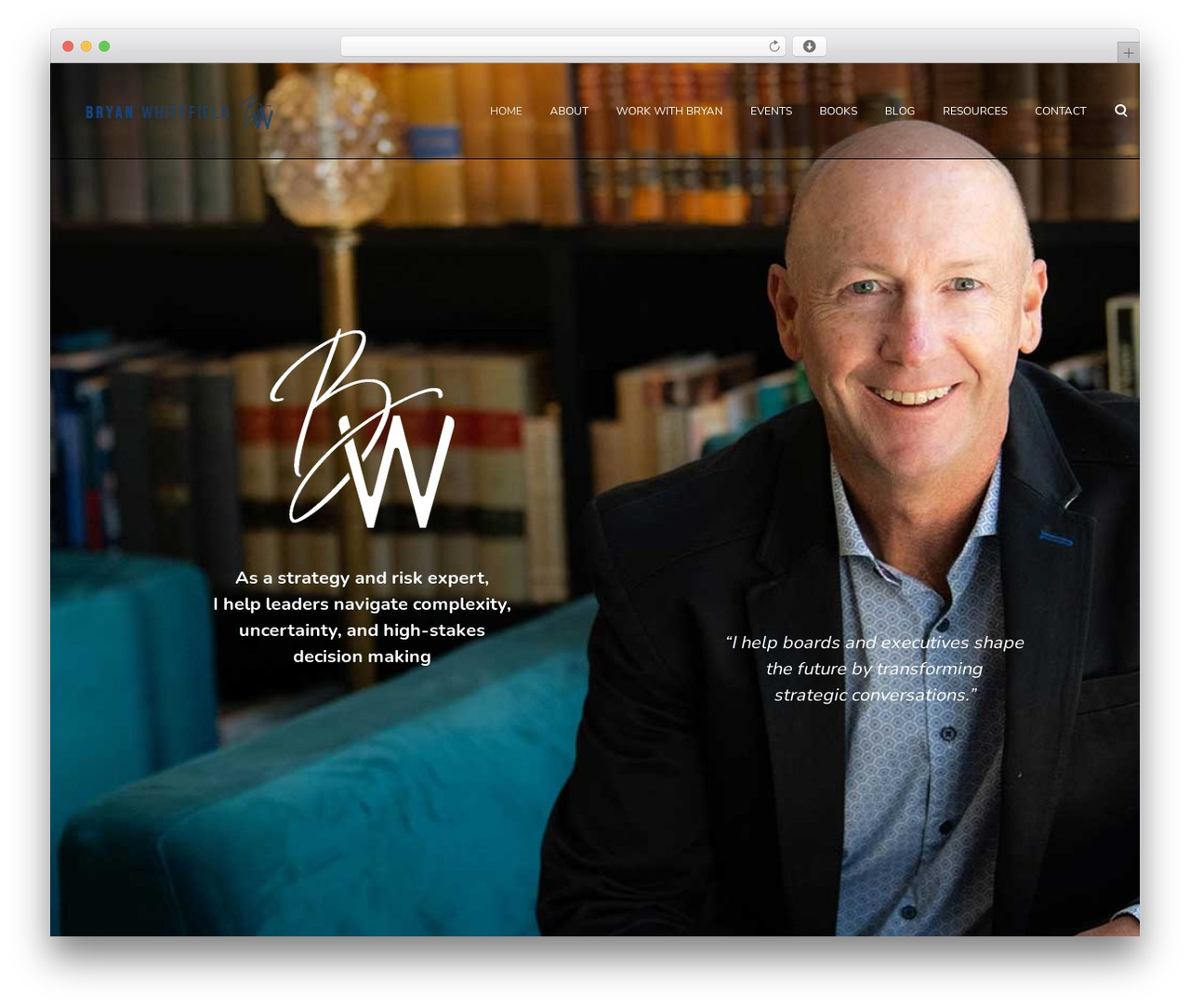 Lambda theme WordPress - bryanwhitefield.com.au
