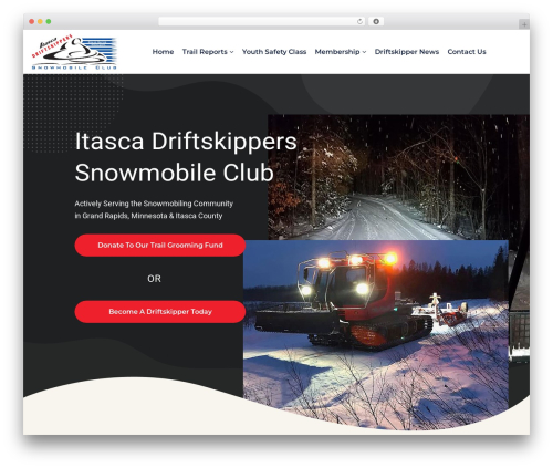 Roofplan WordPress theme design - itascadriftskippers.com