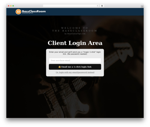 Infusion4wp WordPress plugin - bassclassroom.com