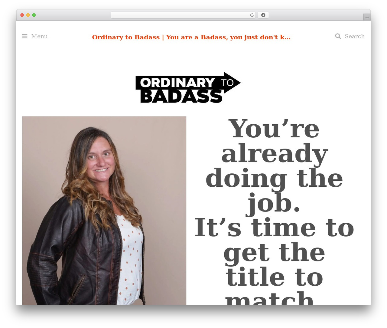 Tribe2 theme WordPress - ordinarytobadass.com Tribe2 theme WordPress - ordinarytobadass.com