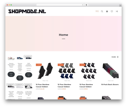 Vayne WordPress ecommerce theme - shopmode.nl