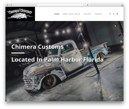 WordPress theme ui8 - chimeracustoms.com