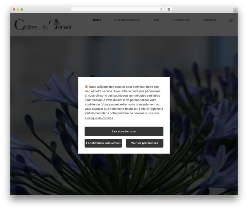 Andy theme WordPress - chateaudugerfaut.com