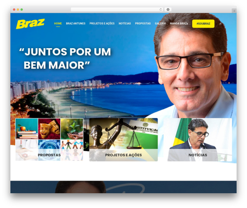 Braz WordPress theme - brazantunes.com.br