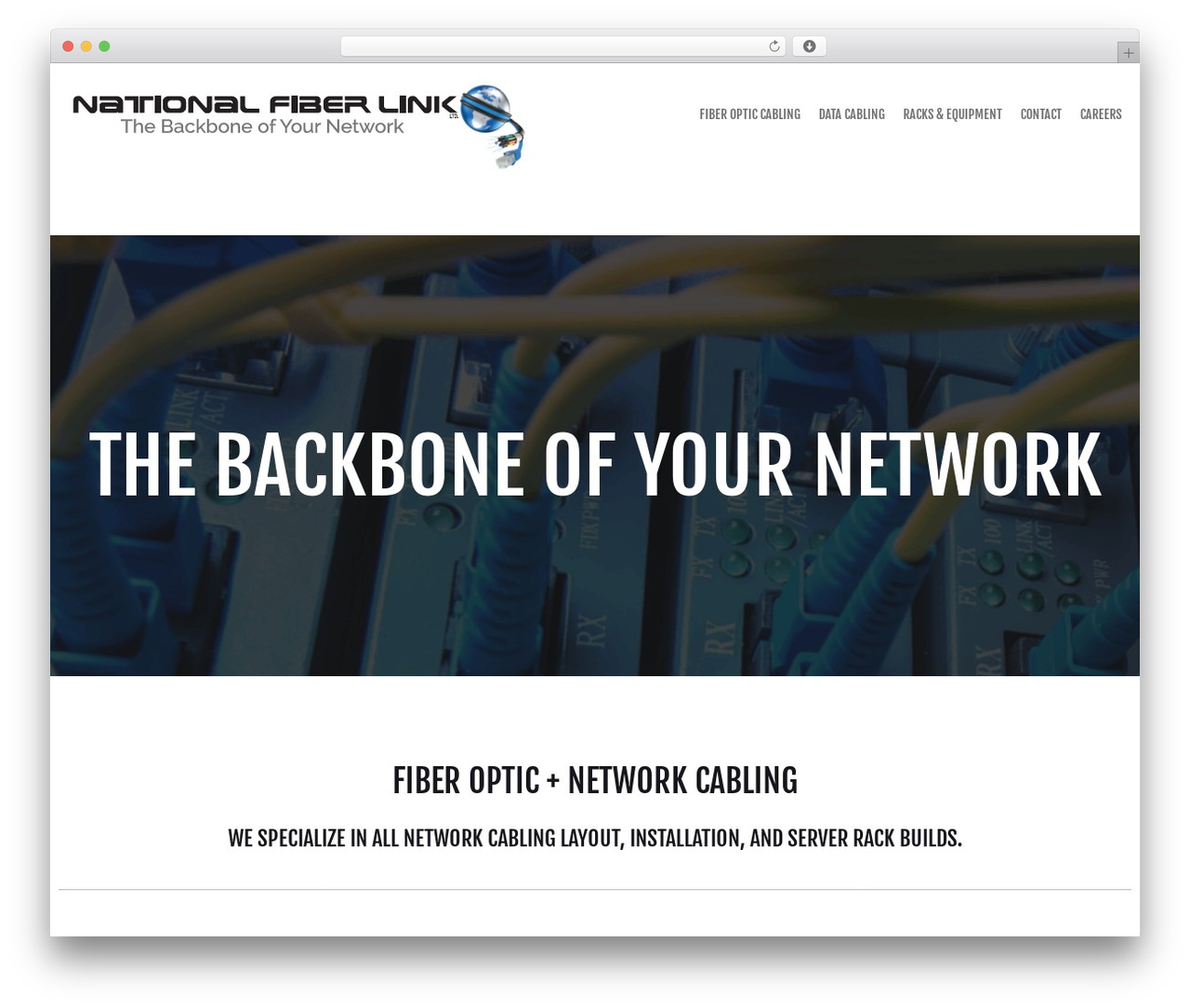 cherry WordPress theme - nationalfiberlink.com
