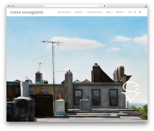 Create WordPress theme - costavavagiakis.com