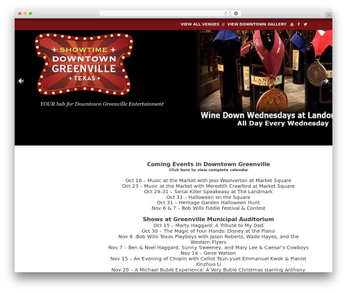Custom Wordpress Theme WordPress theme - showtimedtgreenville.com