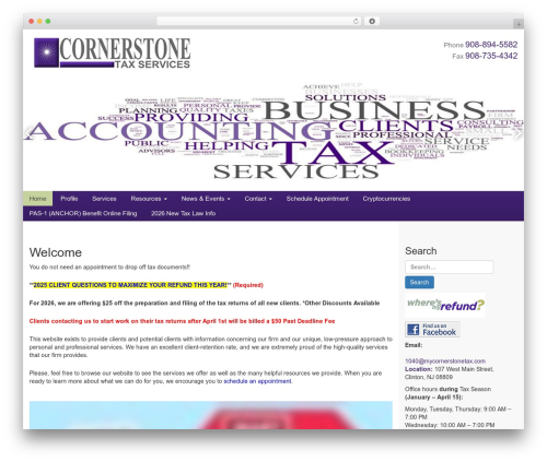 Gns newsletters WordPress plugin - mycornerstonetax.com
