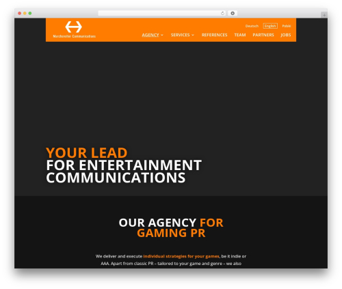 Divi theme WordPress - marchsreiter.com