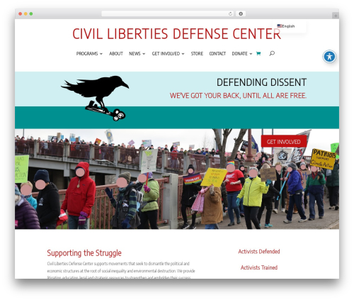 Divi WordPress theme - cldc.org