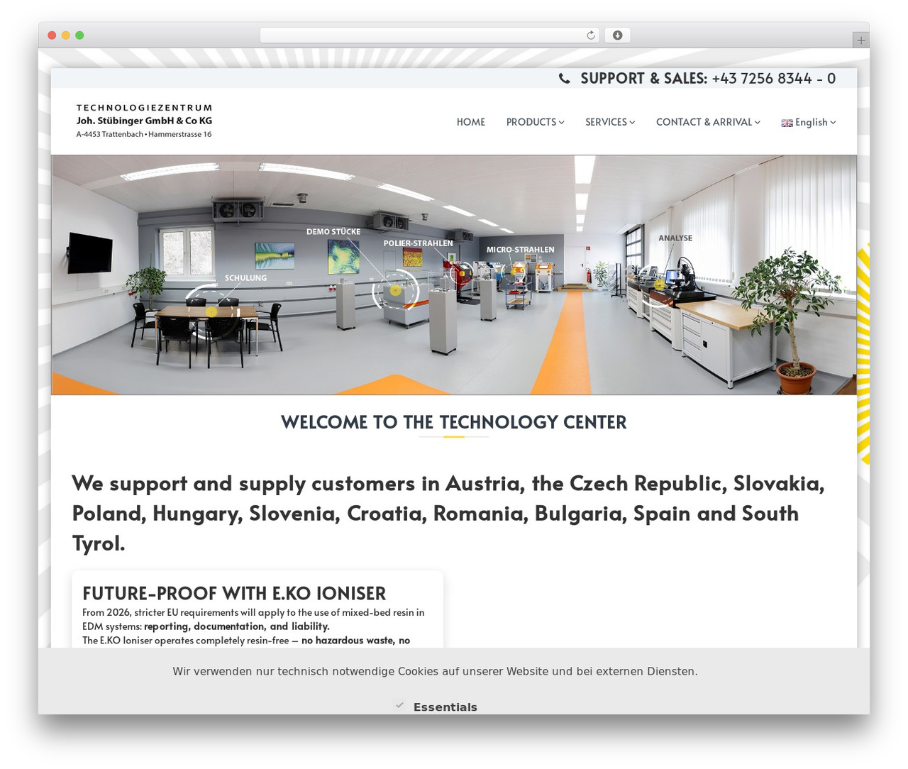 Flash WordPress theme - stuebinger.at