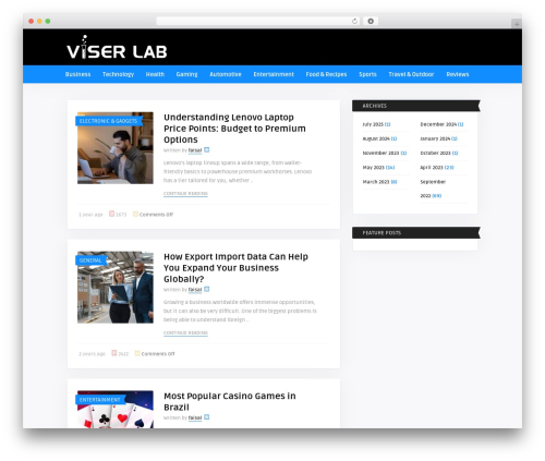 Anthemes shortcodes WordPress plugin - viserlab.net