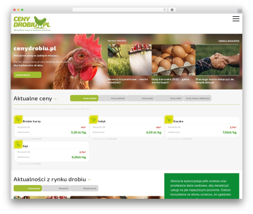 Theme WordPress theme - cenydrobiu.pl