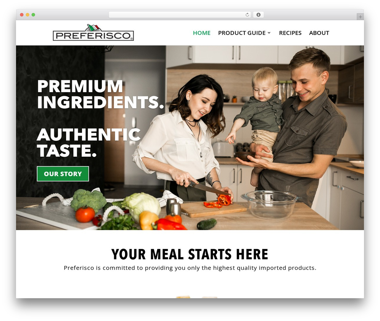 Theme WordPress Divi - preferiscofoods.com Theme WordPress Divi - preferiscofoods.com