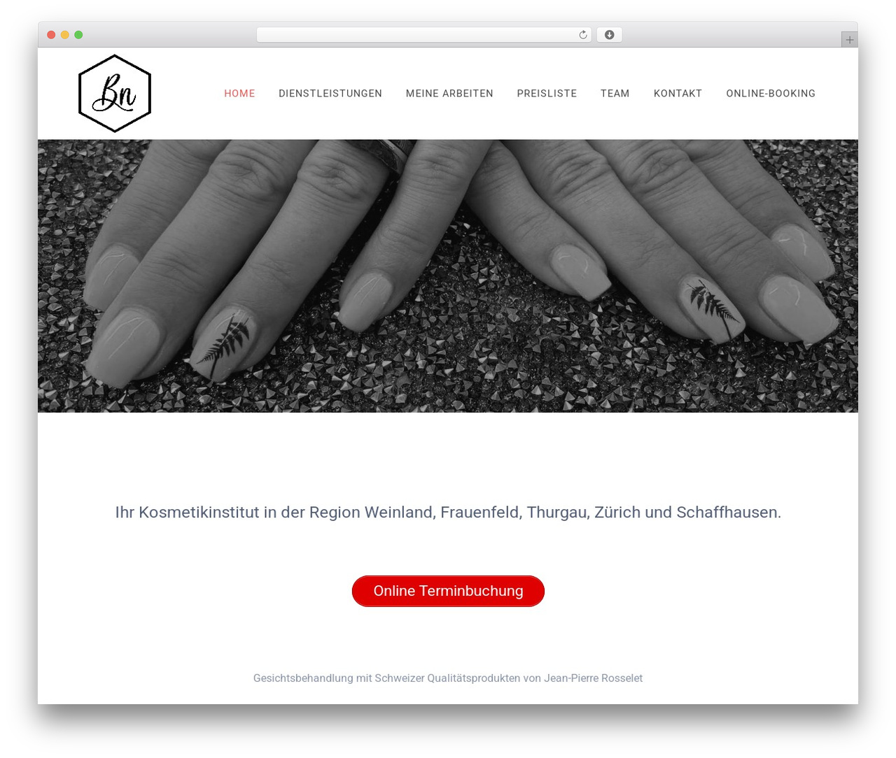 WordPress theme Materialis - bn-nails.ch
