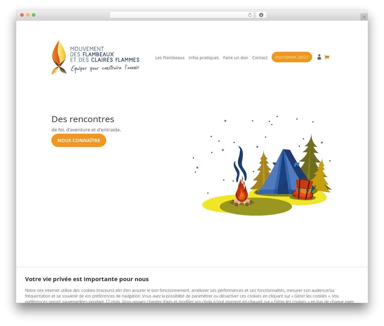 Divi WordPress theme - flambeaux-montpellier.org