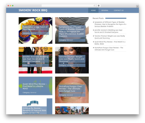 Theme WordPress Flick - smokinrockbbq.com