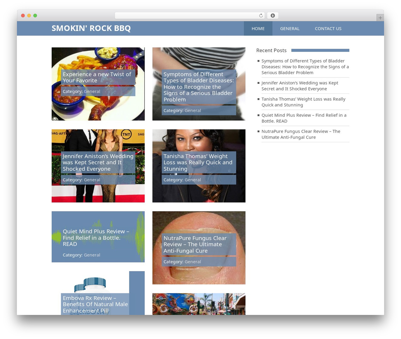 Theme WordPress Flick - smokinrockbbq.com