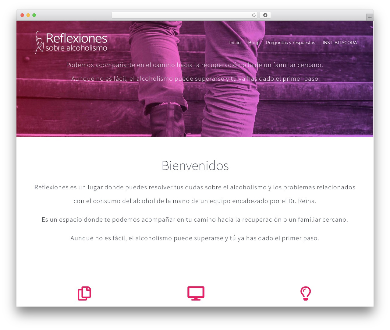 WordPress theme Avada - reflexionessobrealcoholismo.com