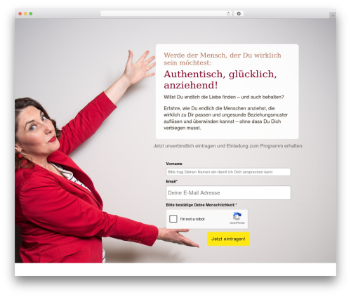 WordPress theme childTheme - werde-echt.de