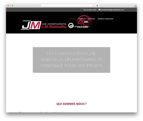 Portfolio gallery WordPress plugin - jmrobitaille.com