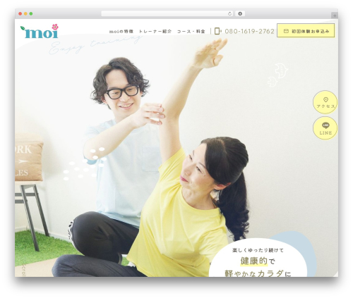 WordPress theme Moi - moi-fit.com