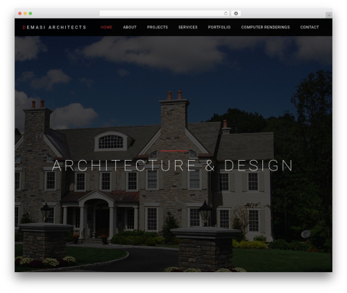 Arkit WordPress theme - demasiarchitects.com
