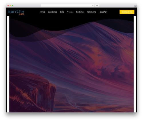 Arrival WordPress theme - manthx.com