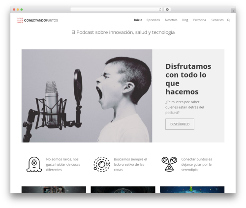 B Theme WordPress theme - conectandopuntos.es