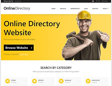 Best WordPress theme [CHILD] 09. Directory Theme