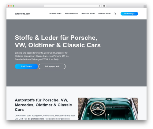 Genesis theme WordPress - autostoffe.com