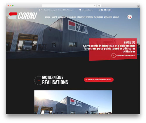 Infocob Web Theme WordPress theme - www.carrosseriecornu.fr