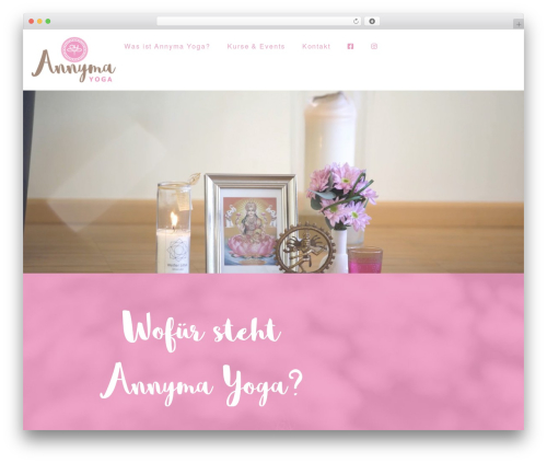 Page Builder Framework theme WordPress - annyma-yoga.com