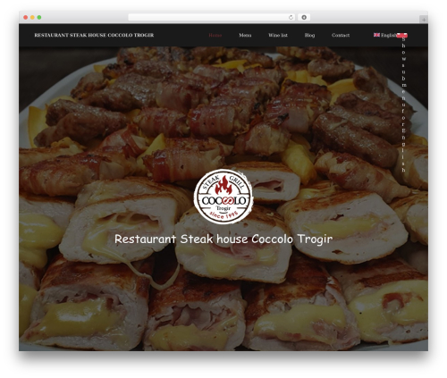 Sparkling WordPress theme - restaurant-coccolo.com