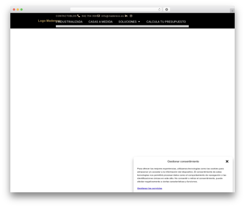 Theme WordPress Hello Elementor - madereco.es