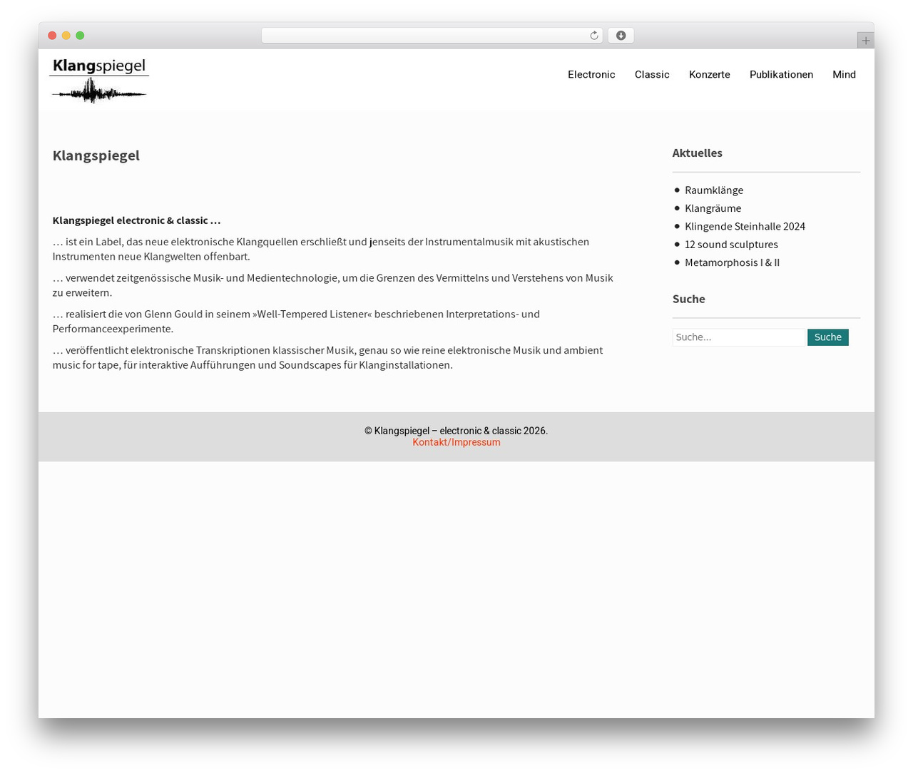 Tutor WordPress theme - klangspiegel.de Tutor WordPress theme - klangspiegel.de