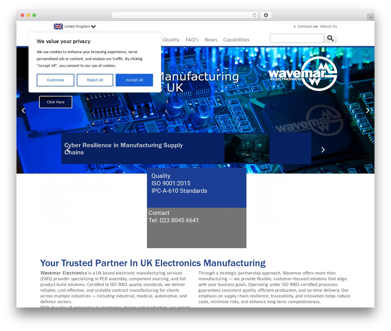 Wavemar Electronics theme WordPress - wavemar.com Wavemar Electronics theme WordPress - wavemar.com