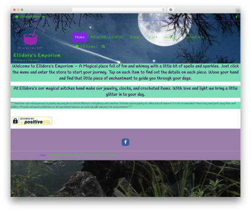 WordPress theme Storefront Pro - ellidoras.com