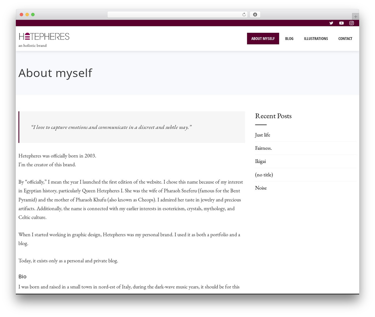 WordPress theme Total Plus - hetepheres.com