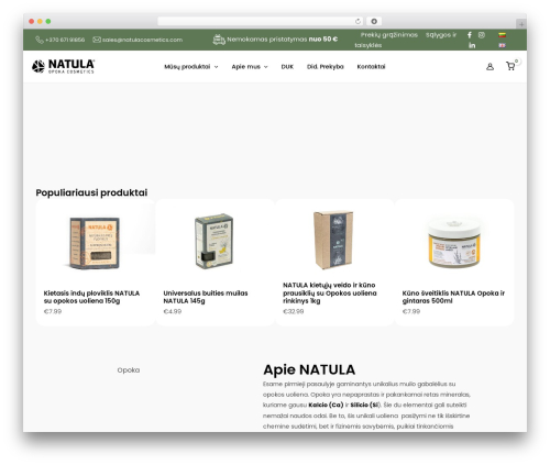Woo lithuaniapost main WordPress plugin - natulacosmetics.com
