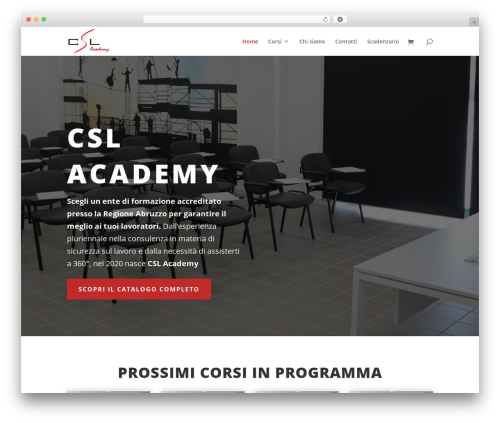 Divi theme WordPress - csl-academy.com