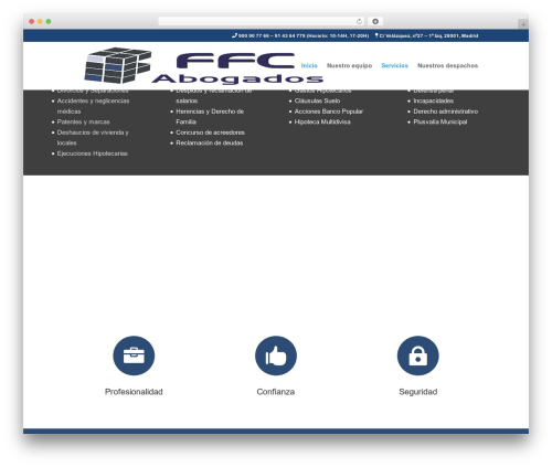 Divi WordPress theme - ffcabogados.com