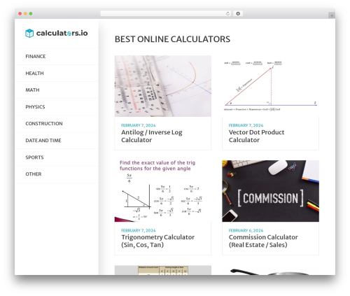 Eskimo features WordPress plugin - calculators.io