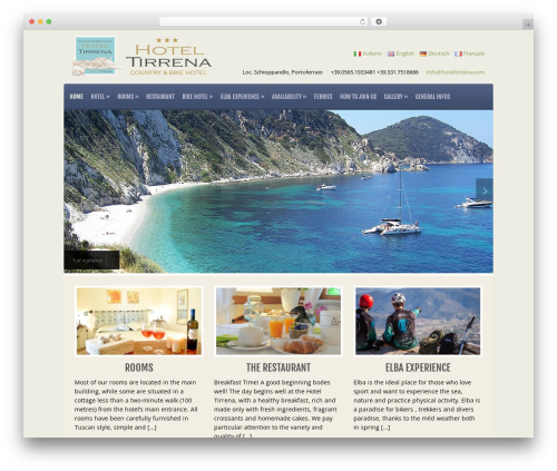 Leonardo best hotel WordPress theme - hoteltirrena.com