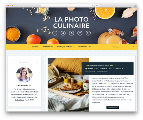 Maple WordPress theme - laphotoculinaire.com