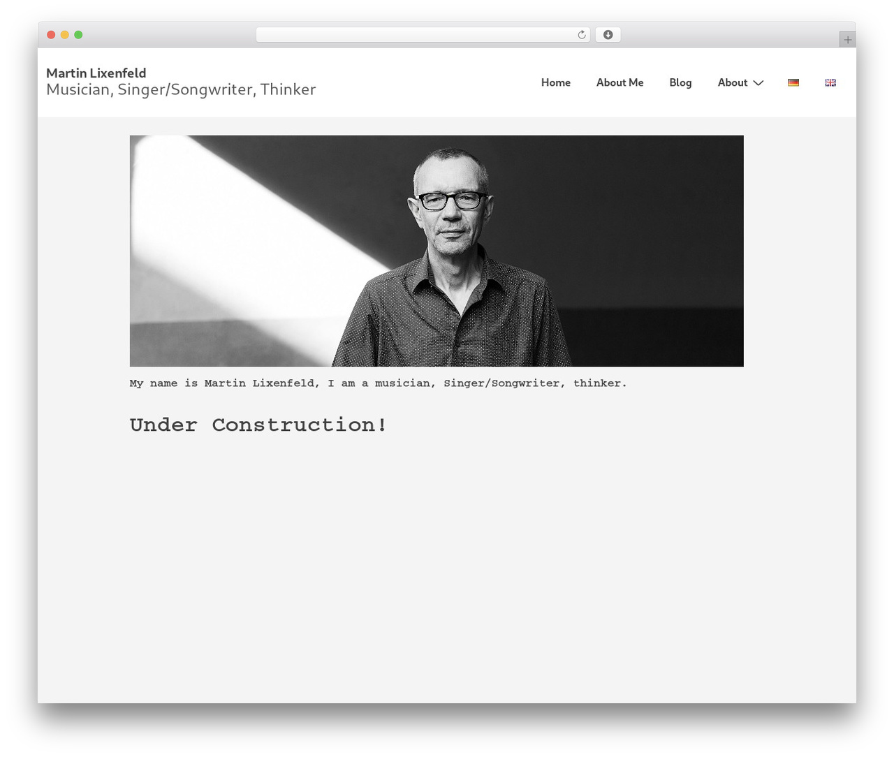Responsive WordPress theme - martinlixenfeld.com