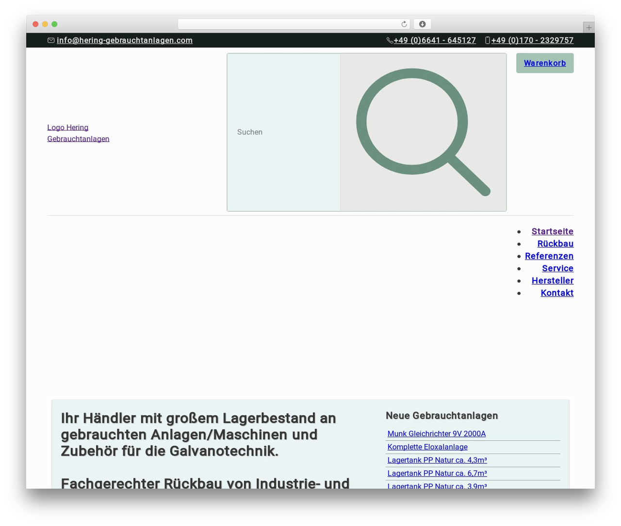 Theme WordPress Bricks - hering-gebrauchtanlagen.com Theme WordPress Bricks - hering-gebrauchtanlagen.com